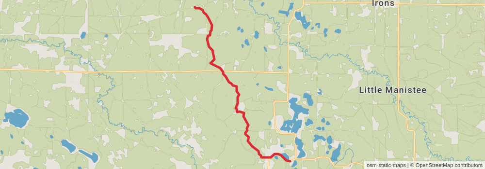 American Perimeter Trail - North Country Primary stage 56 Map