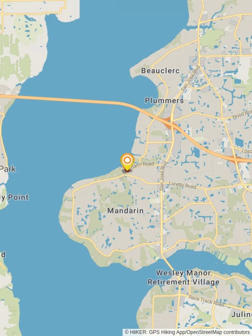 An image depicting the trail Walter Jones Historic Park and its surrounding area.