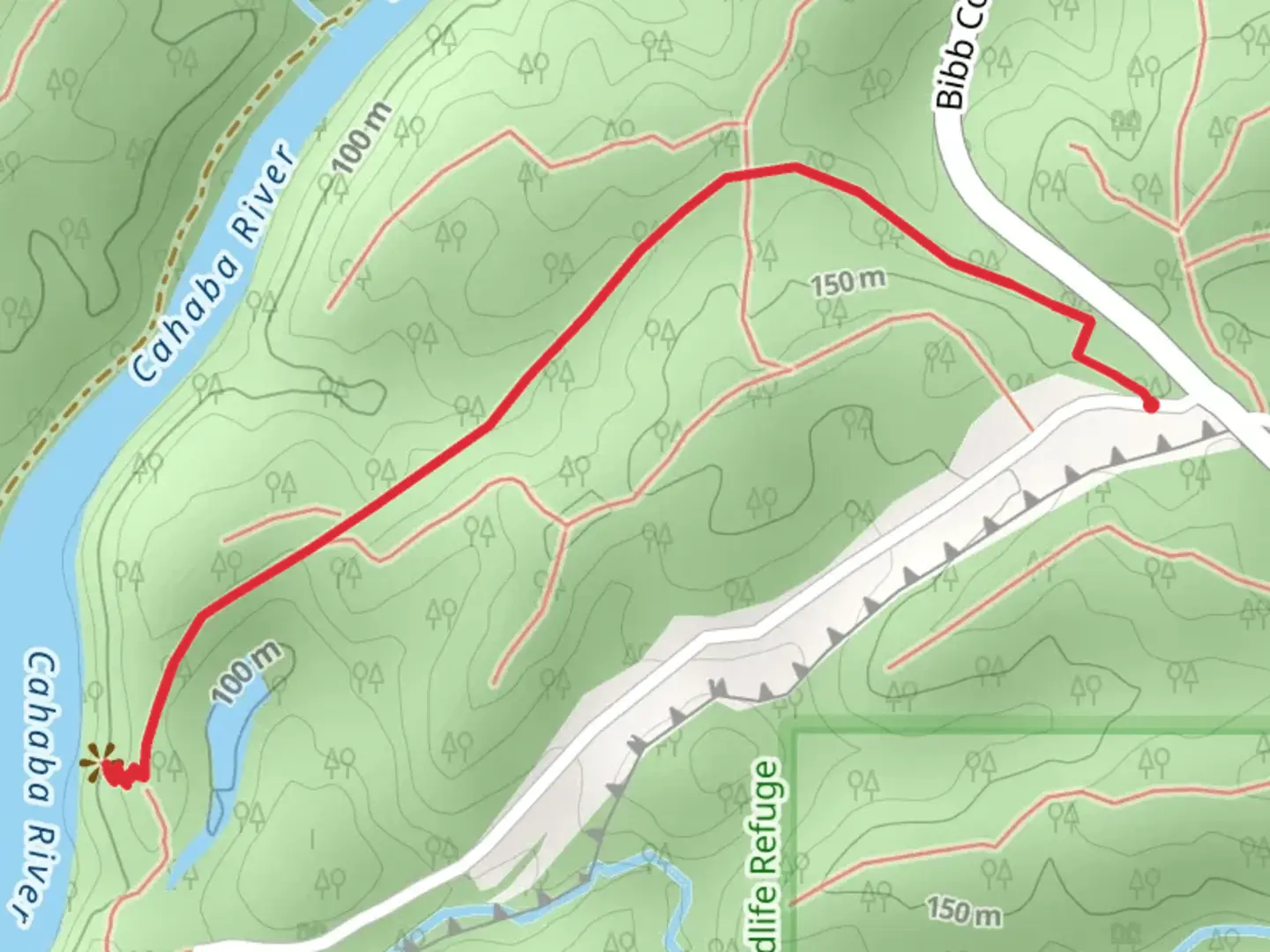An image depicting the trail Piper Trail and its surrounding area.