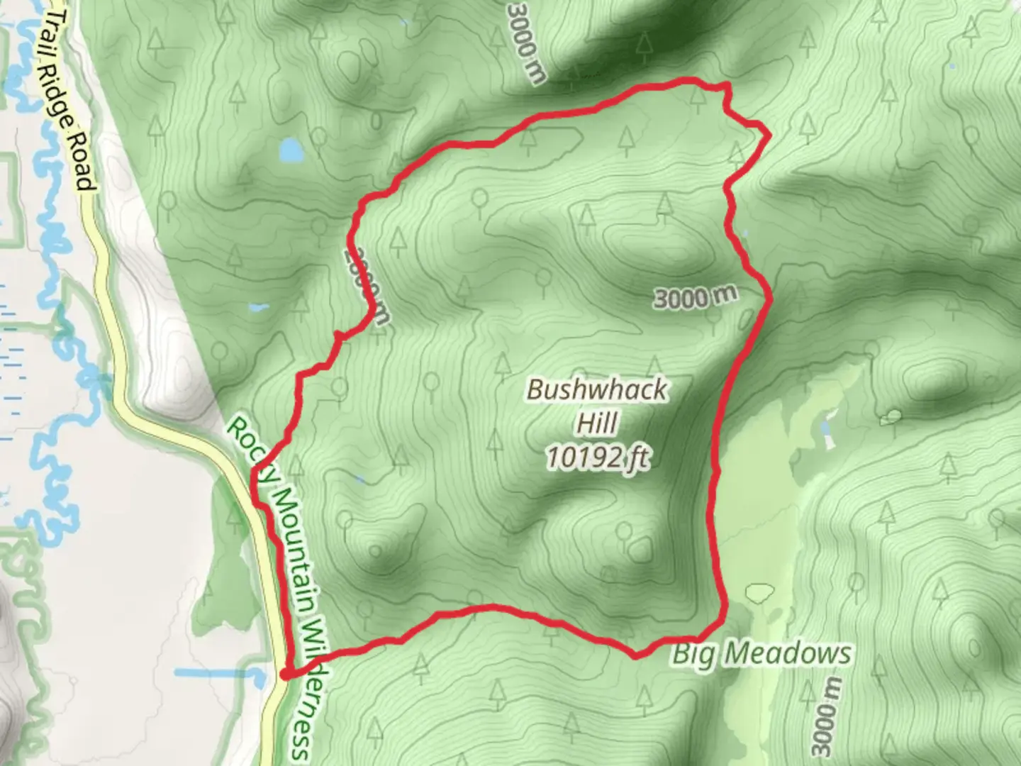 An image depicting the trail Onahu Creek Loop Trail and its surrounding area.