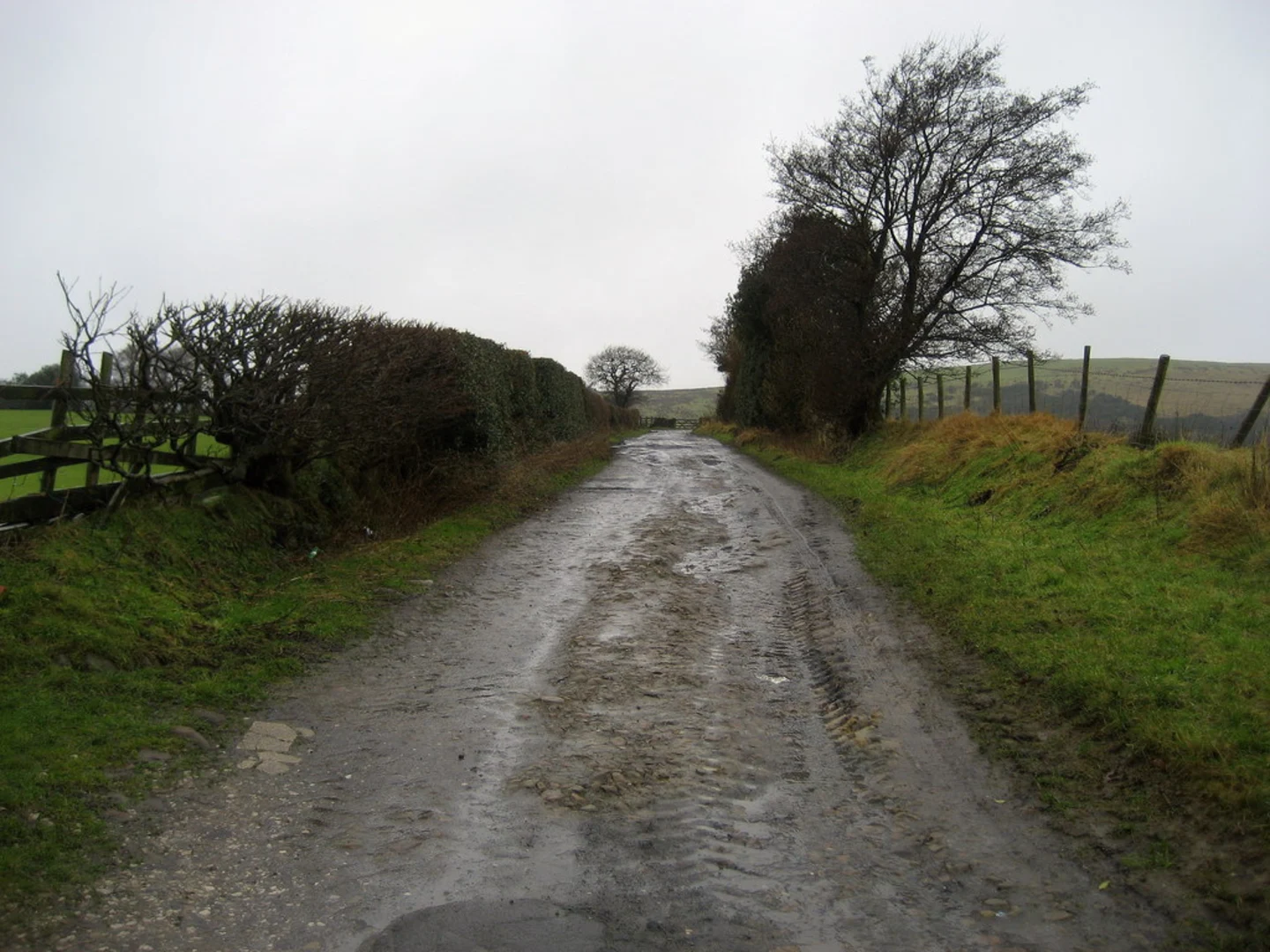 An image depicting the trail Billington, Barrow and Whalley Loop via Dean Clough Reservoir and its surrounding area.