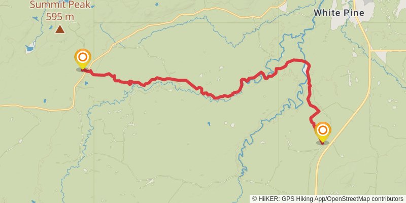 North Country Trail - Michigan Northwest stage 5 Map