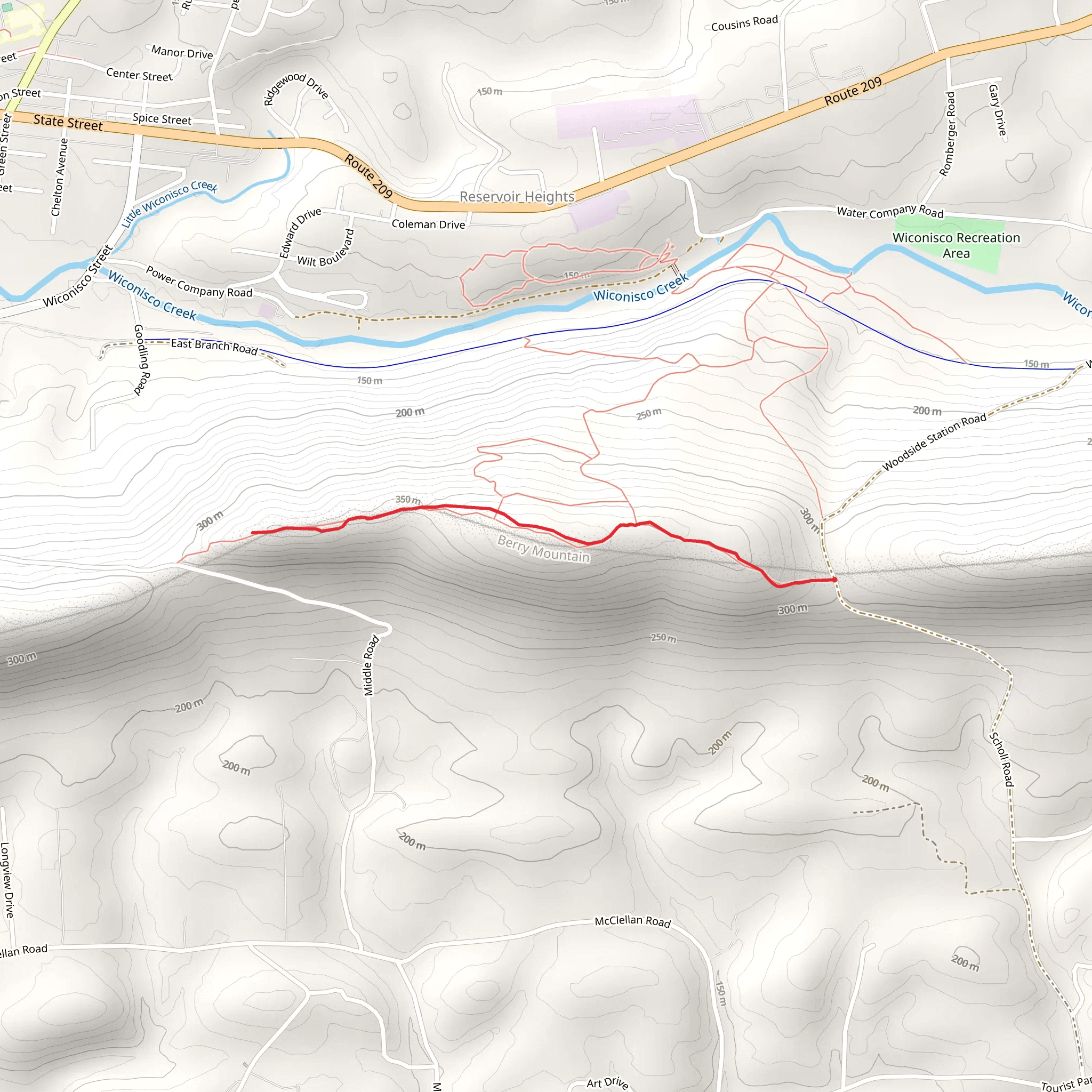 Ned Smith Central Trail mobile static map