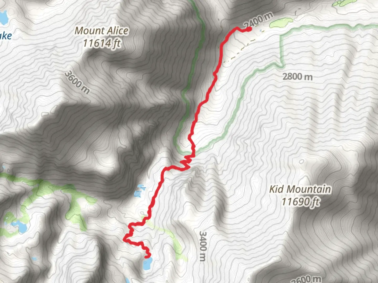 An image depicting the trail South Fork Big Pine Creek to Brainerd Lake and its surrounding area.