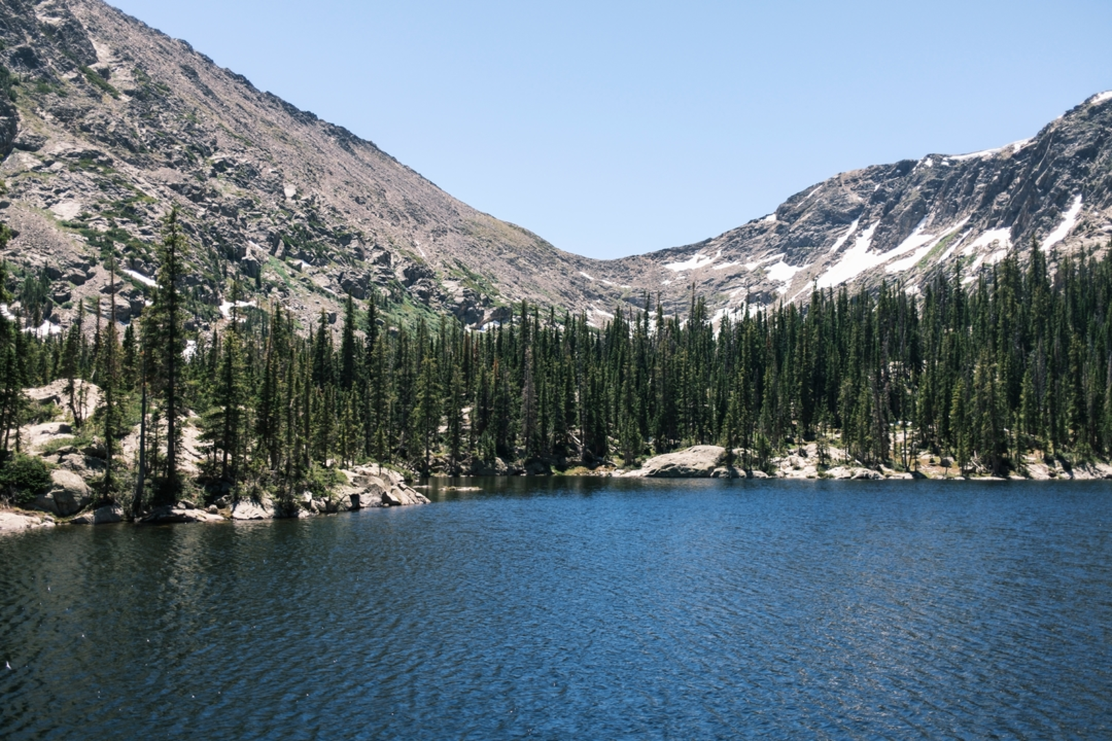 An image depicting the trail Sopris Lake via Brady Lake Trail and its surrounding area.