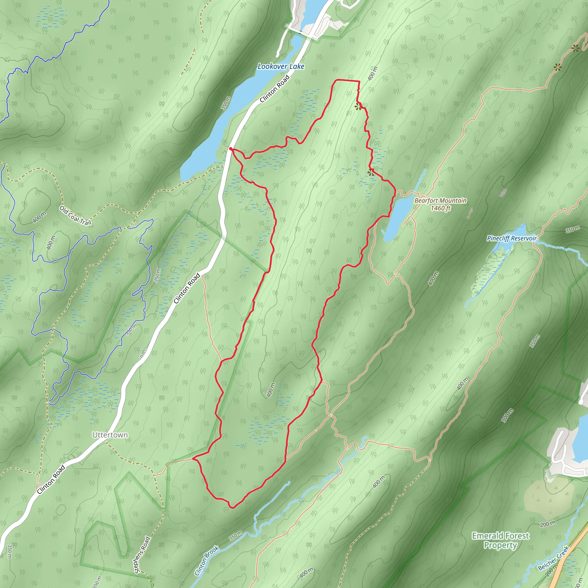 Terrace Pond Loop Trail mobile static map