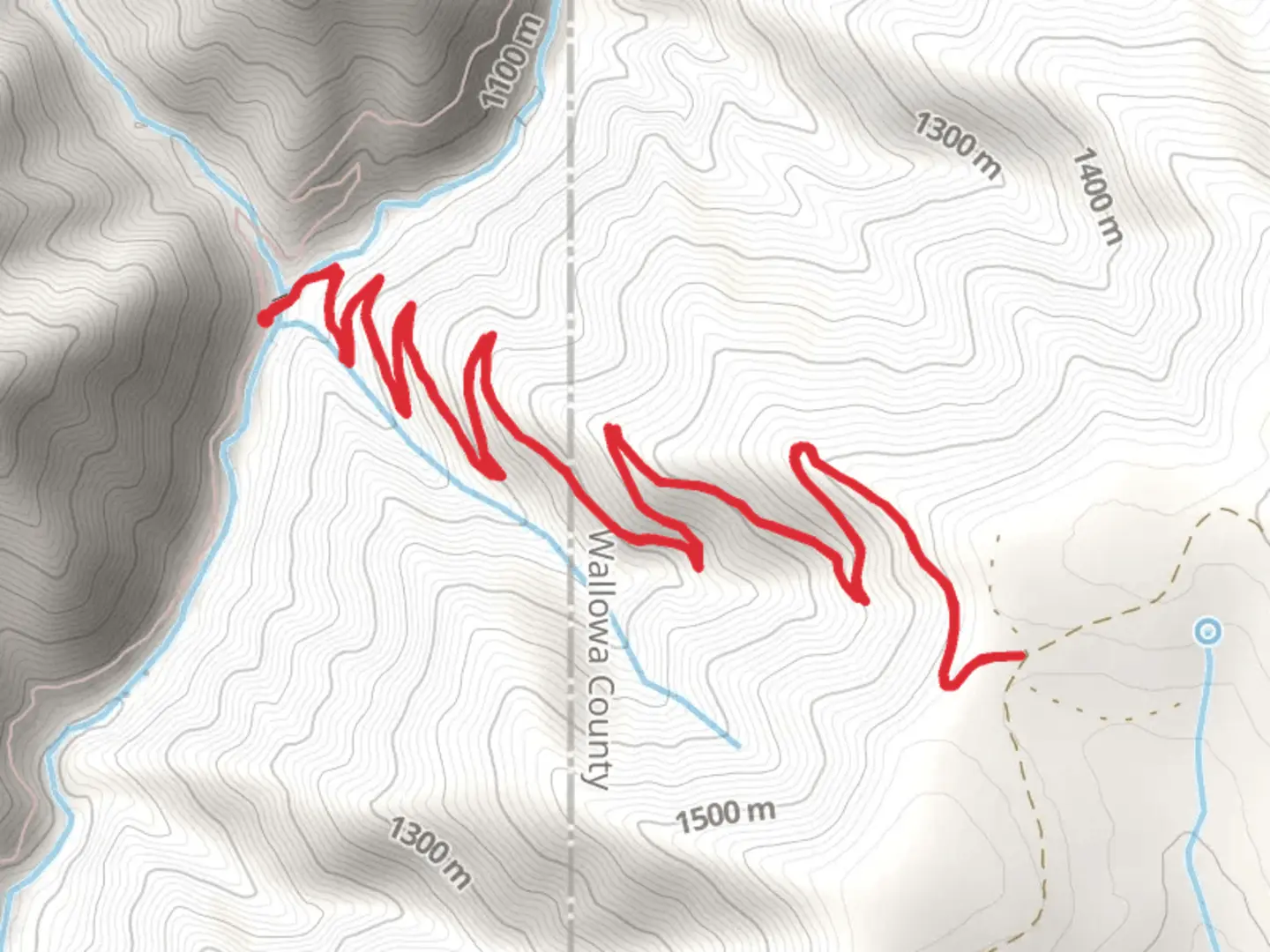 An image depicting the trail Rough Fork Trail - Sheep Creek and its surrounding area.