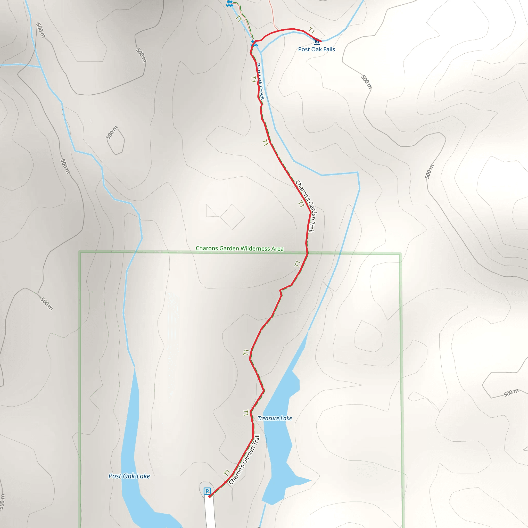 Post Oak Creek mobile static map