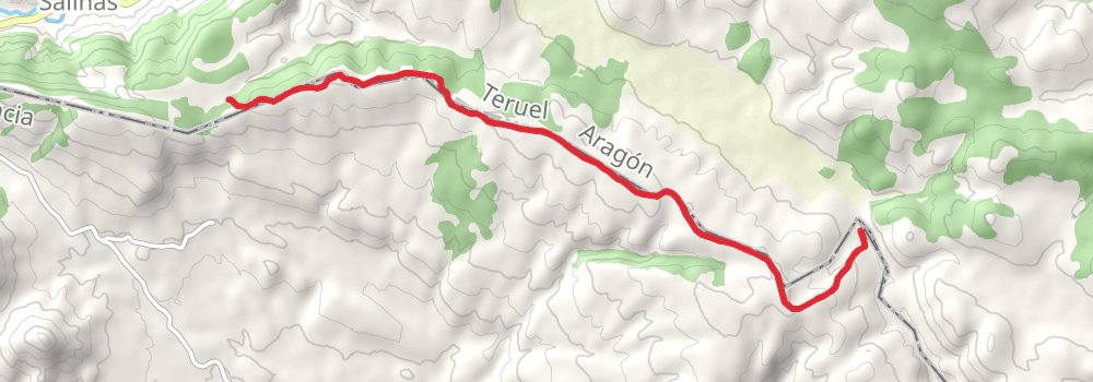 GR 10 Valencia - Portugal - Aragón stage 2 Map