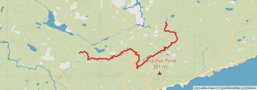 American Perimeter Trail - North Country Primary stage 164 Map