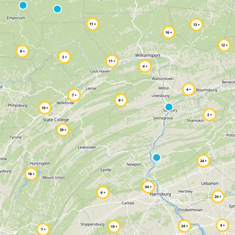 Snyder County Static Map