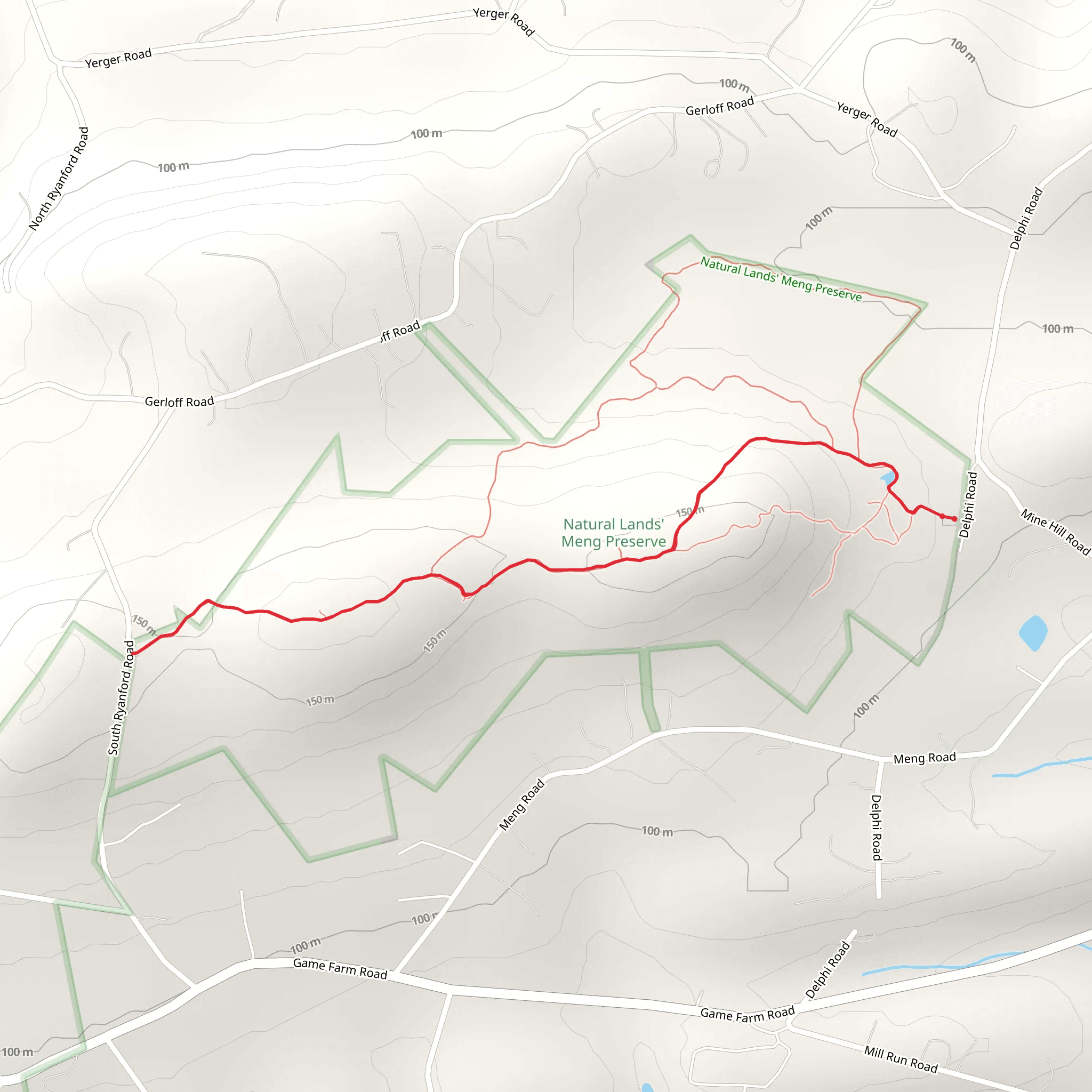 Stone Hill Trail - Yellow mobile static map