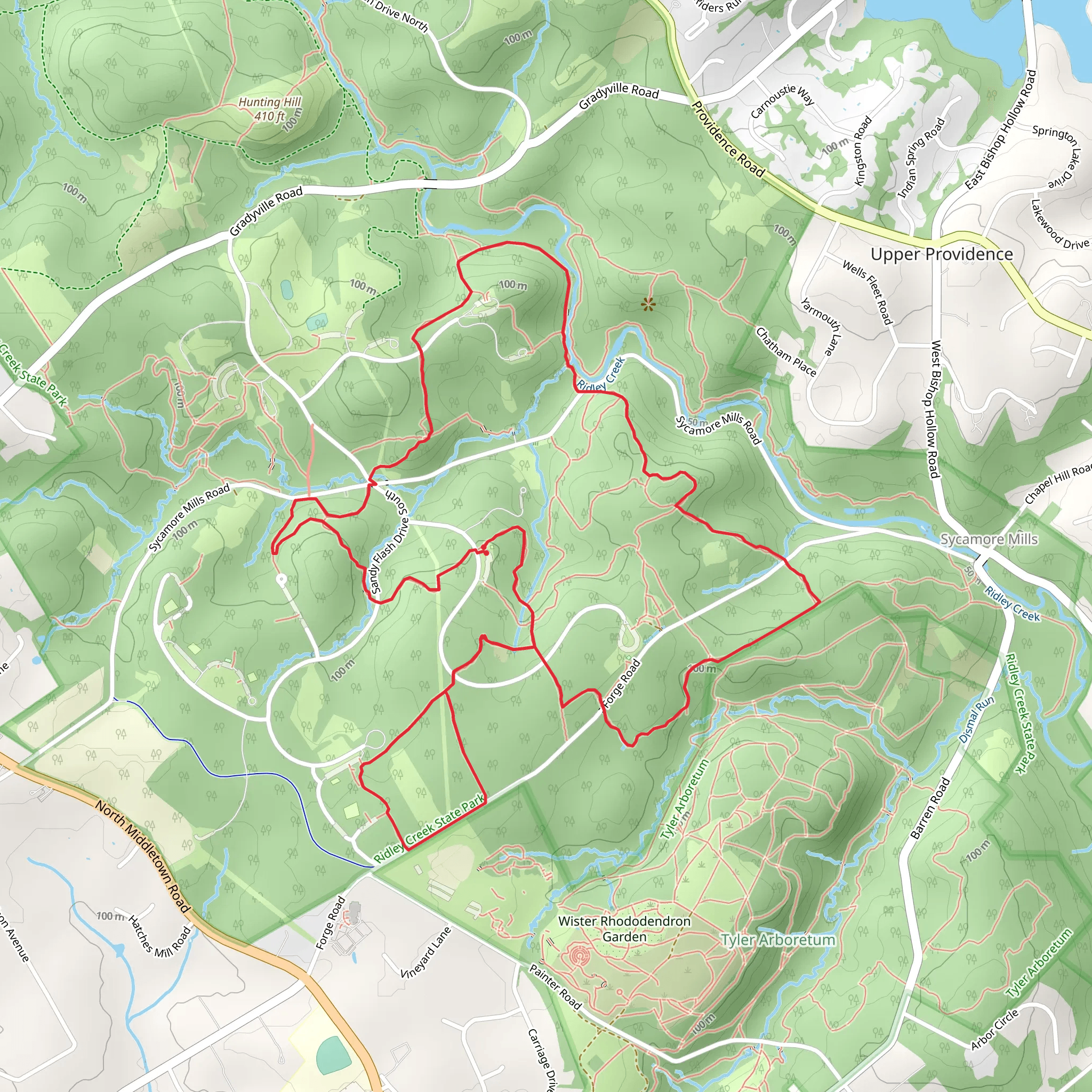 Big Run - Sycamore Mills Road mobile static map