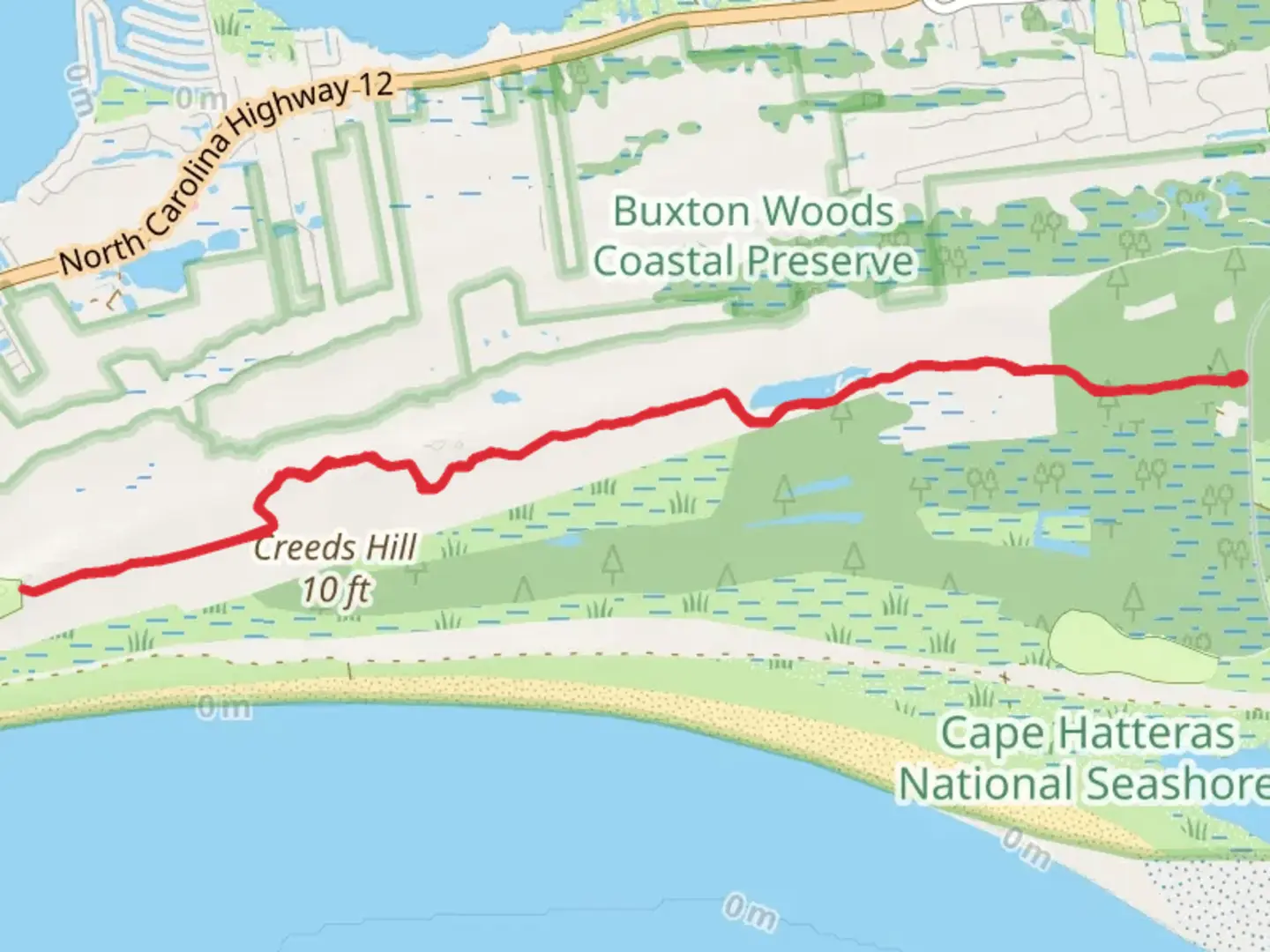 An image depicting the trail Open Ponds Trail and its surrounding area.