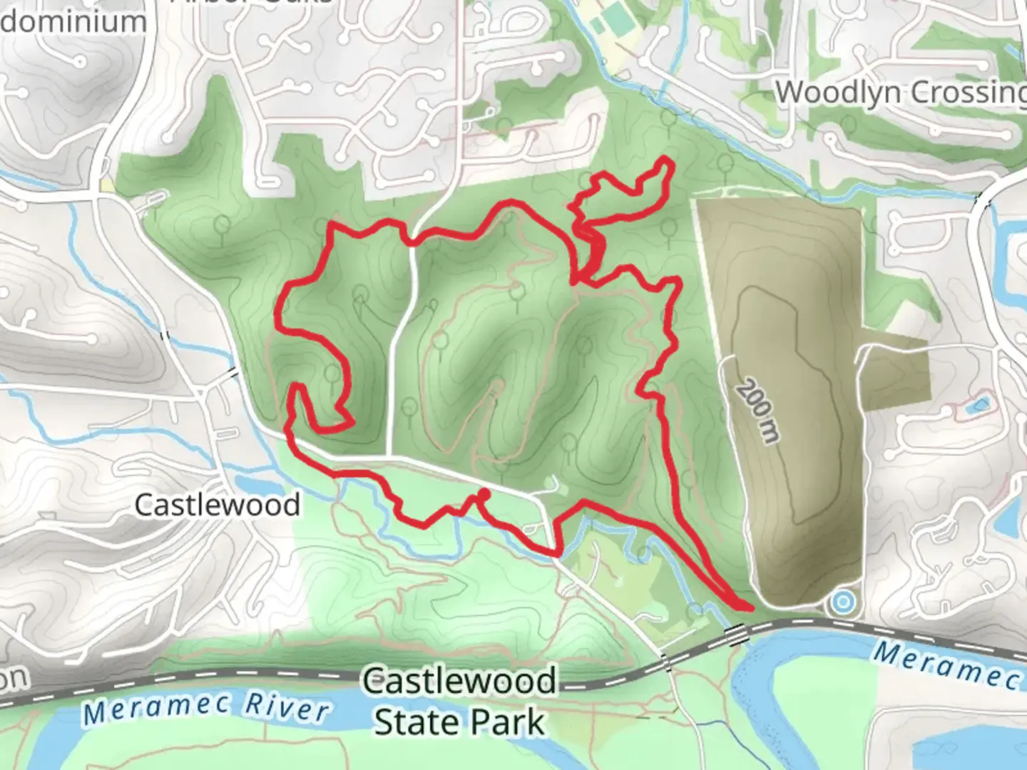 An image depicting the trail Grotpeter Loop Trail and its surrounding area.