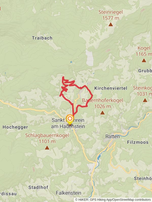 Katharinenstein Trail mobile static map