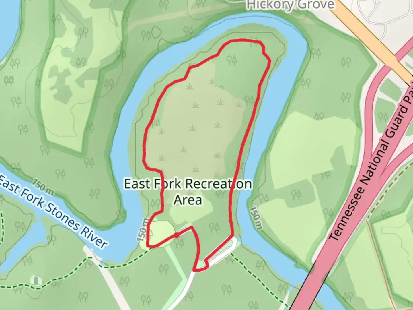 An image depicting the trail Twin Forks Loop Trail and its surrounding area.