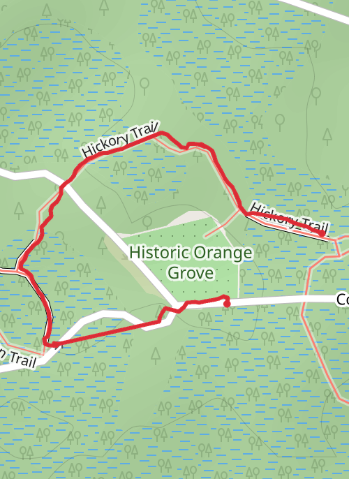 Hike on Myakkahatchee Creek Environmental Park Loop mobile static map
