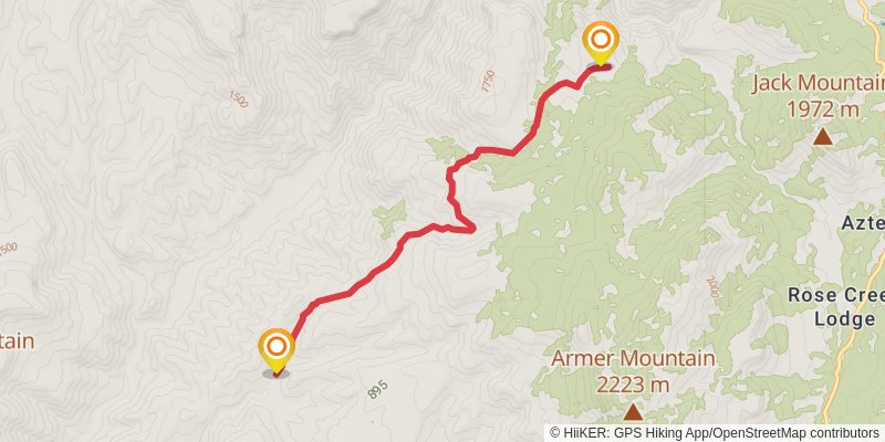 Boyer Trail stage 2 Map