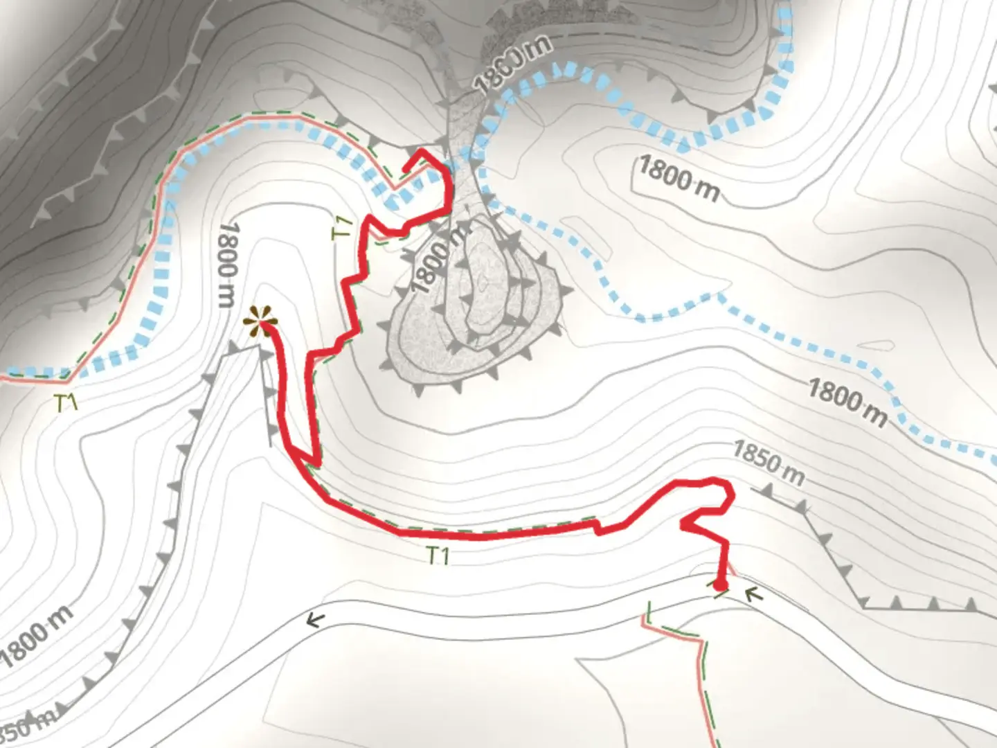 An image depicting the trail White Canyon via Sipapu Trail and its surrounding area.