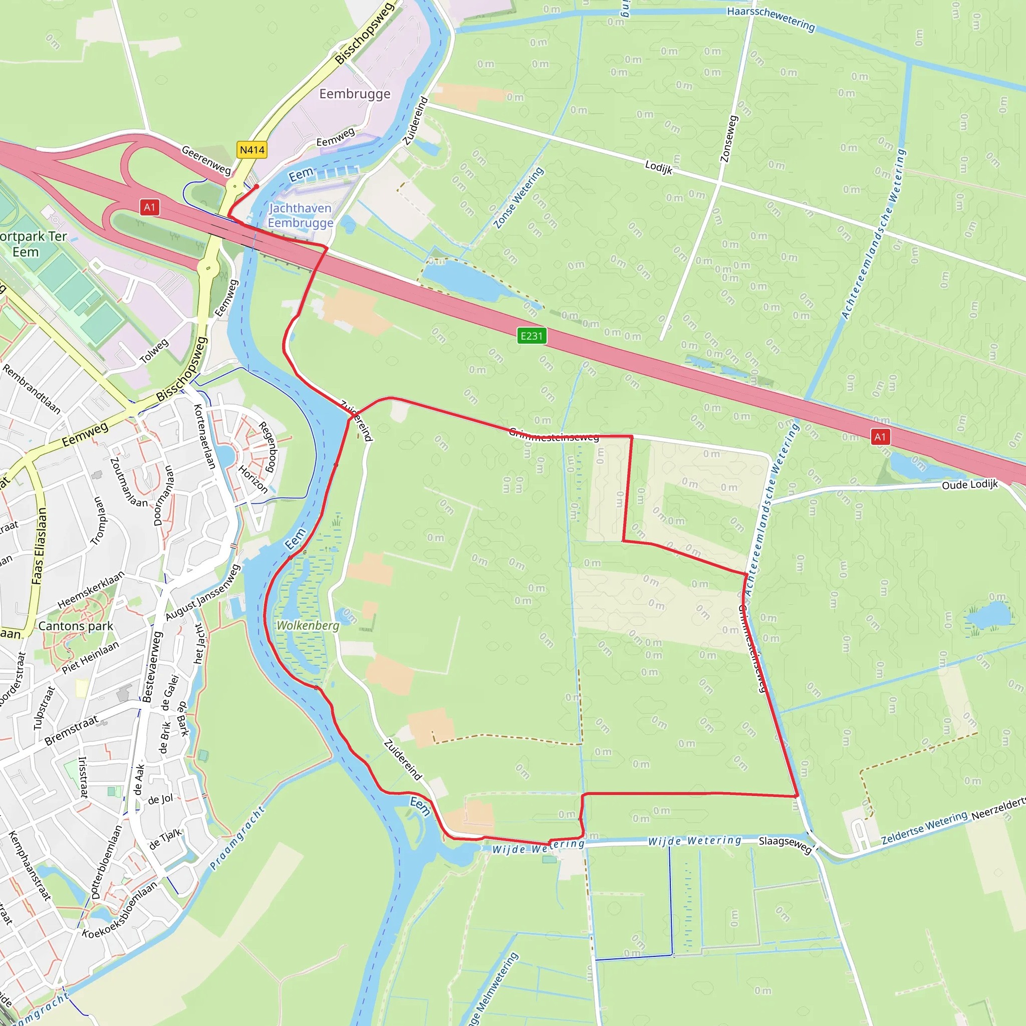 Netelenburchpad Loop mobile static map