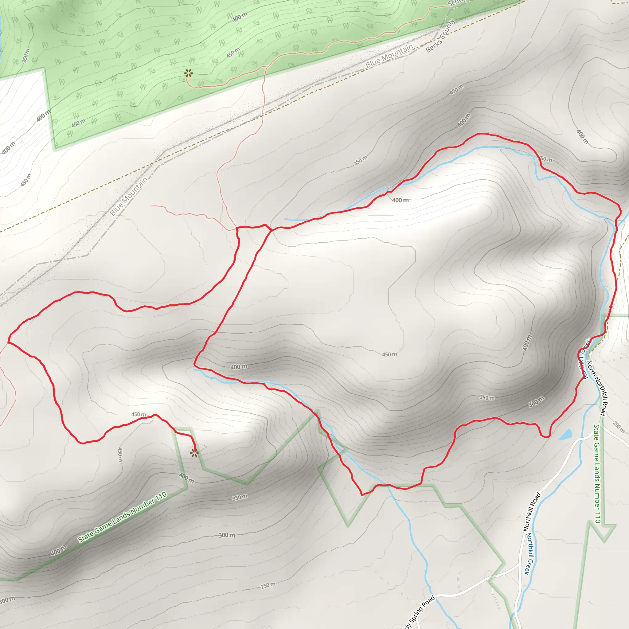 Tom Lowe Loop Trail mobile static map