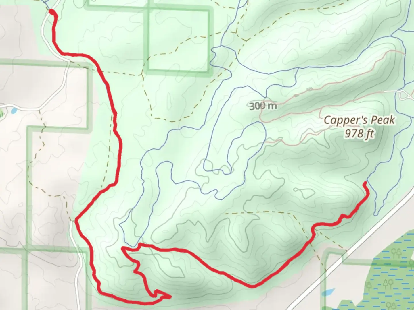 An image depicting the trail Big M - Bullwacker Trail and its surrounding area.