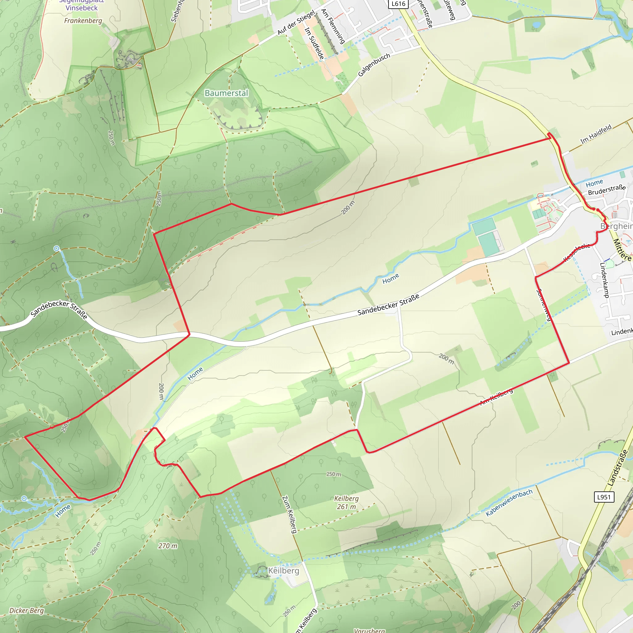 Rundwanderweg A2 mobile static map