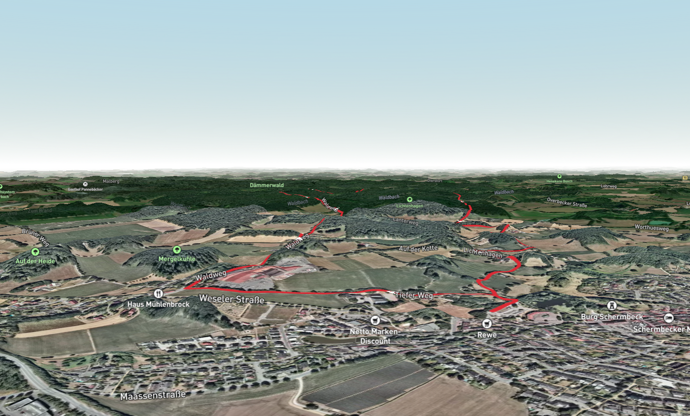 Lichtenhagen Loop via Unterer Mühlenteich