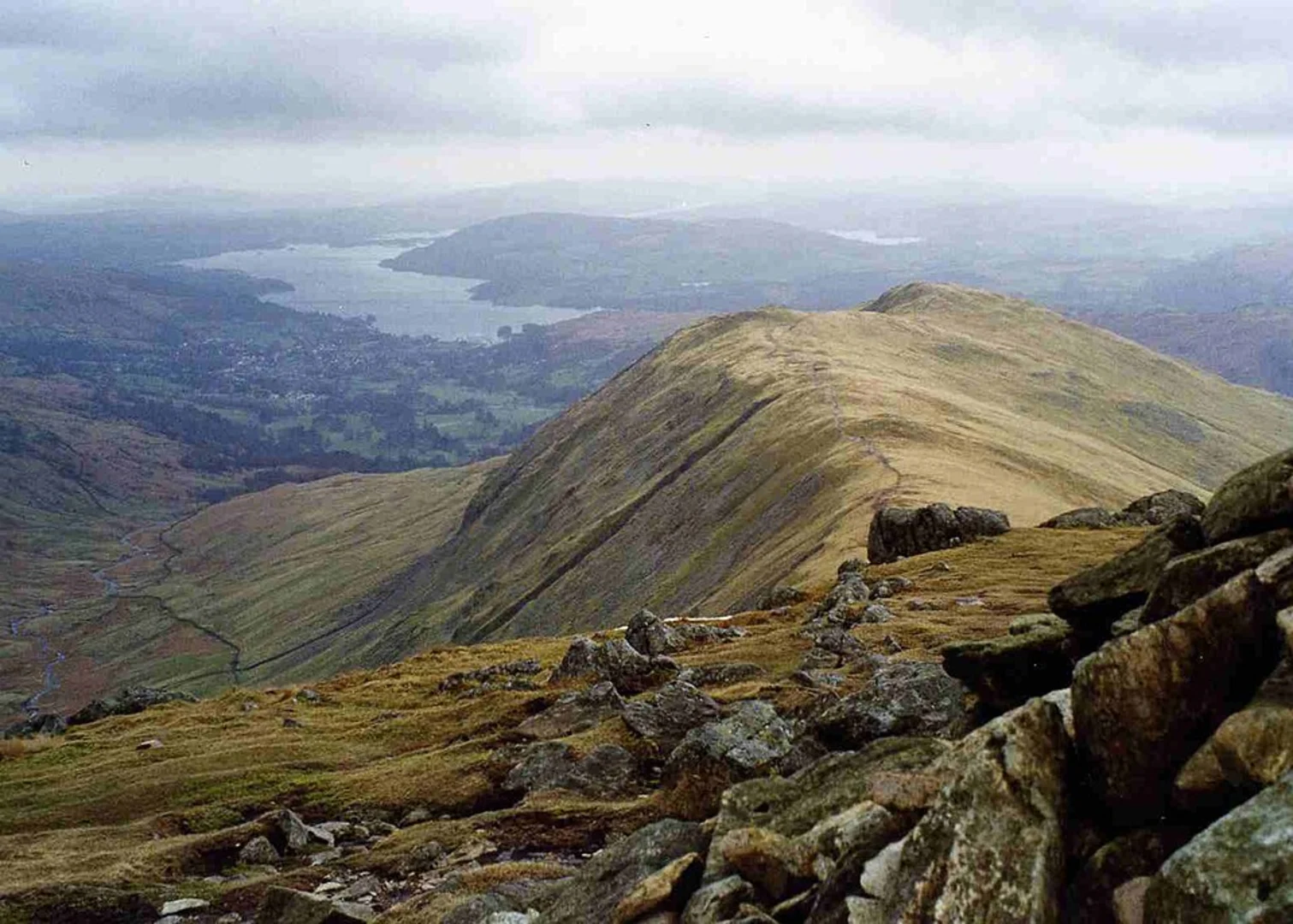 An image depicting the trail Glenridding Dodd and Sheffield Pike Walk and its surrounding area.