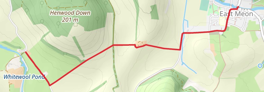 South Downs Way 12-Day Gentle Tour (Hillwalk Tours) spur 1 Map