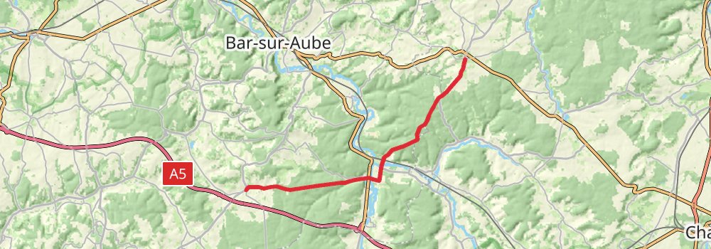 Camino Perl-Saint Jean Pied de Port via Vézelay stage 14 Map