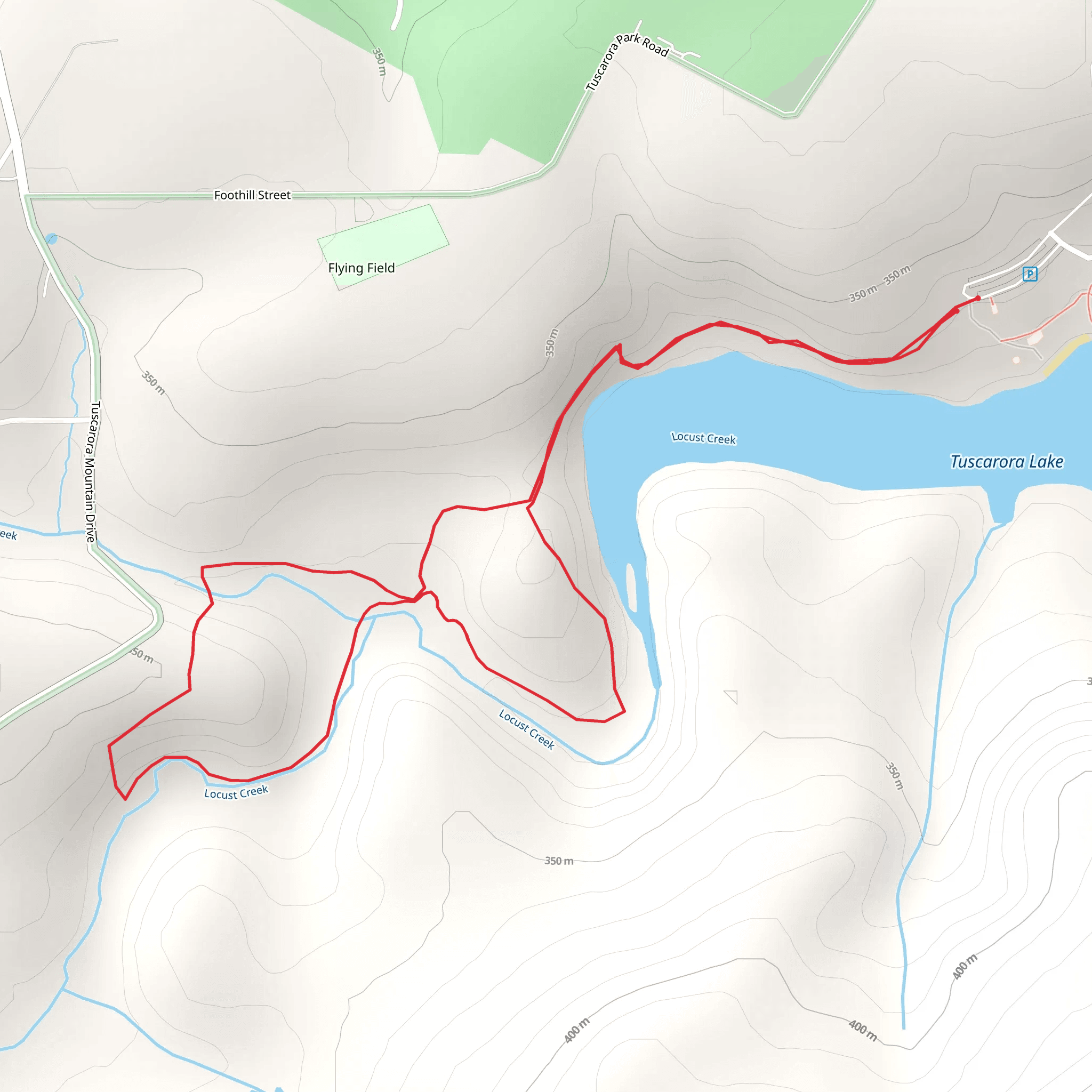 Locust Creek Loop mobile static map