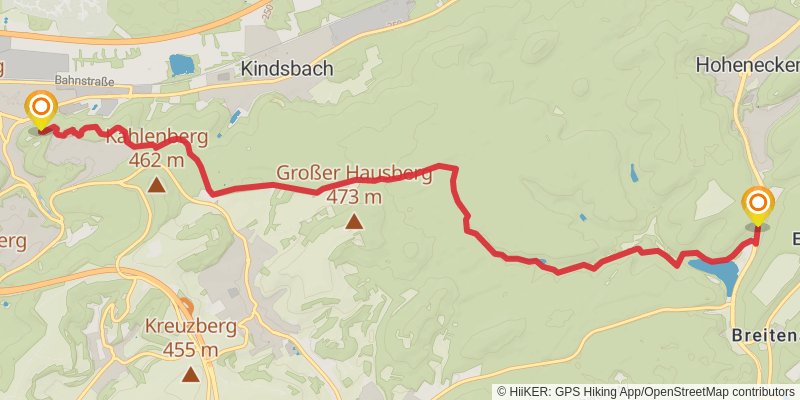 Pfälzer Jakobsweg Nordroute stage 5 Map
