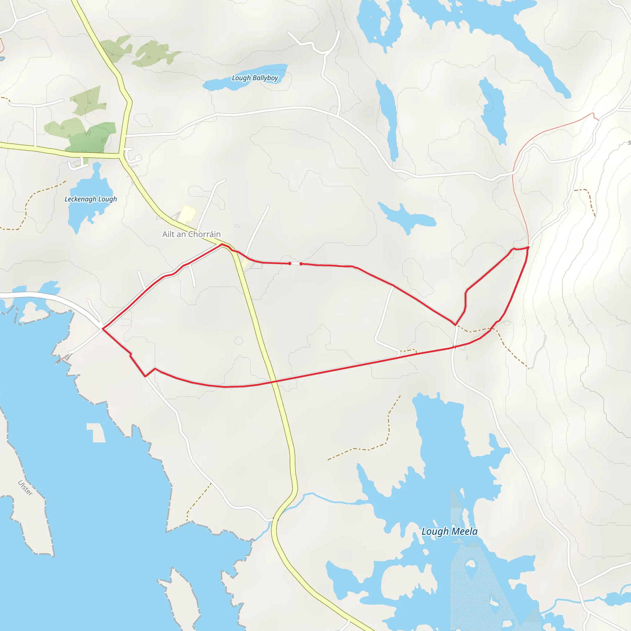 Burtonport Loop - Lúb Chroicheach Mhór mobile static map