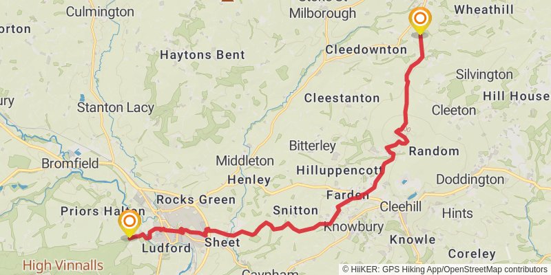 Hope House Way stage 4 Map