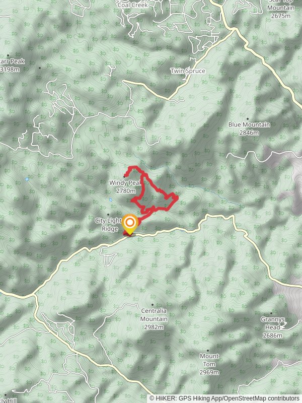 Windy Peak via Burro Loop Trail