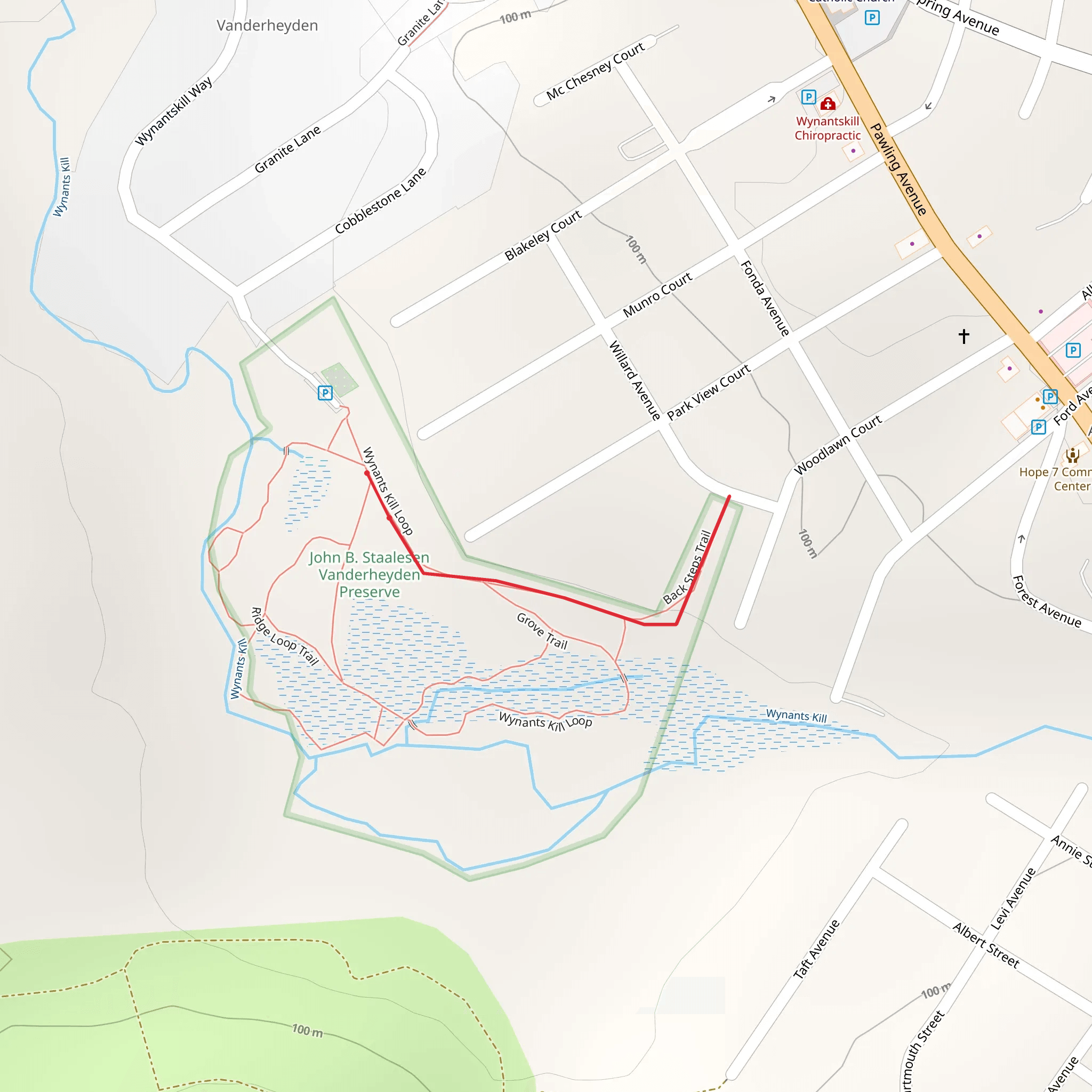 Wynants Kill mobile static map