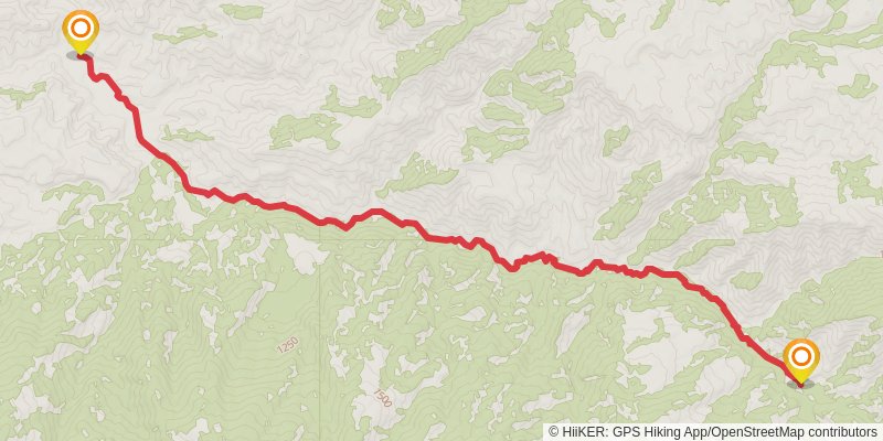 Sisquoc River Trail stage 3 Map