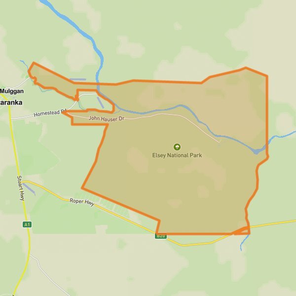 Elsey National Park mobile static map