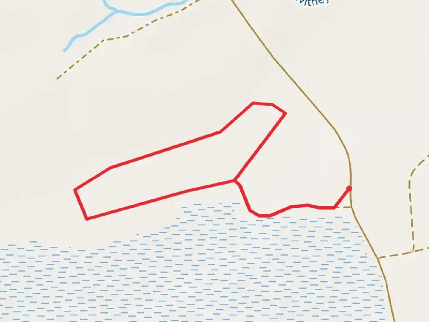 An image depicting the trail I'on Loop and its surrounding area.