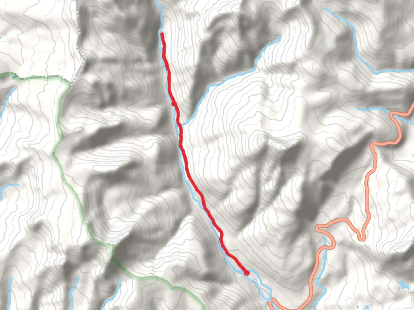 An image depicting the trail Cascade Creek Trail and its surrounding area.