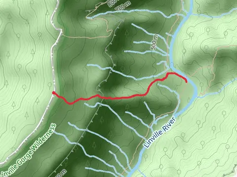 Linville River via Pinch In Trail