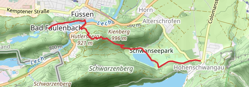 Maximiliansweg stage 9 Map