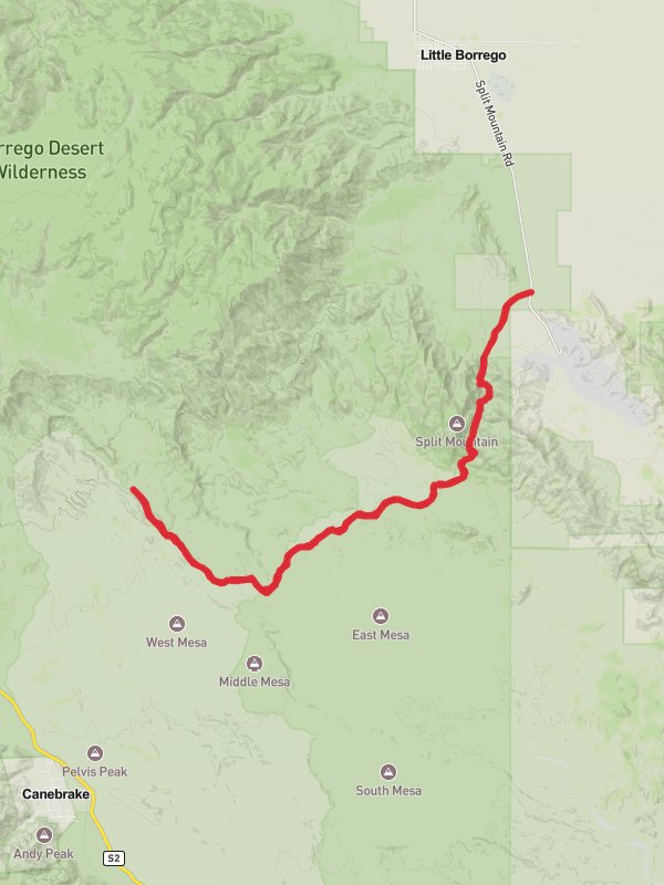 Fish Creek Wash Trail