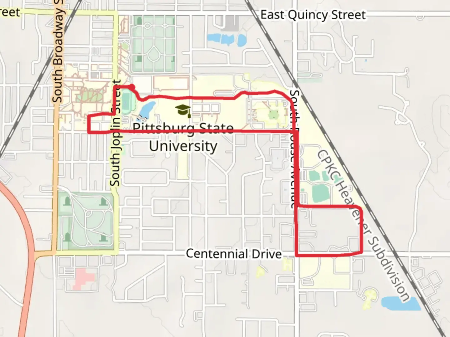 An image depicting the trail University Lake and PSU Loop Trail and its surrounding area.