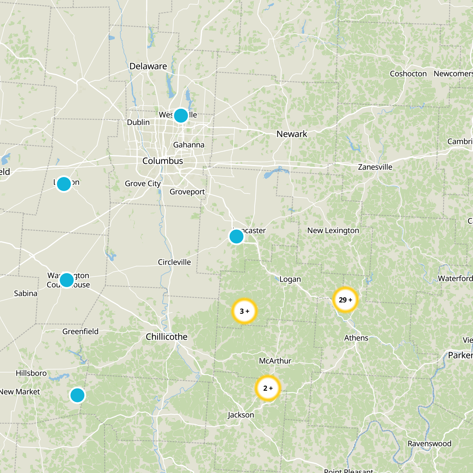 Fairfield County Static Map