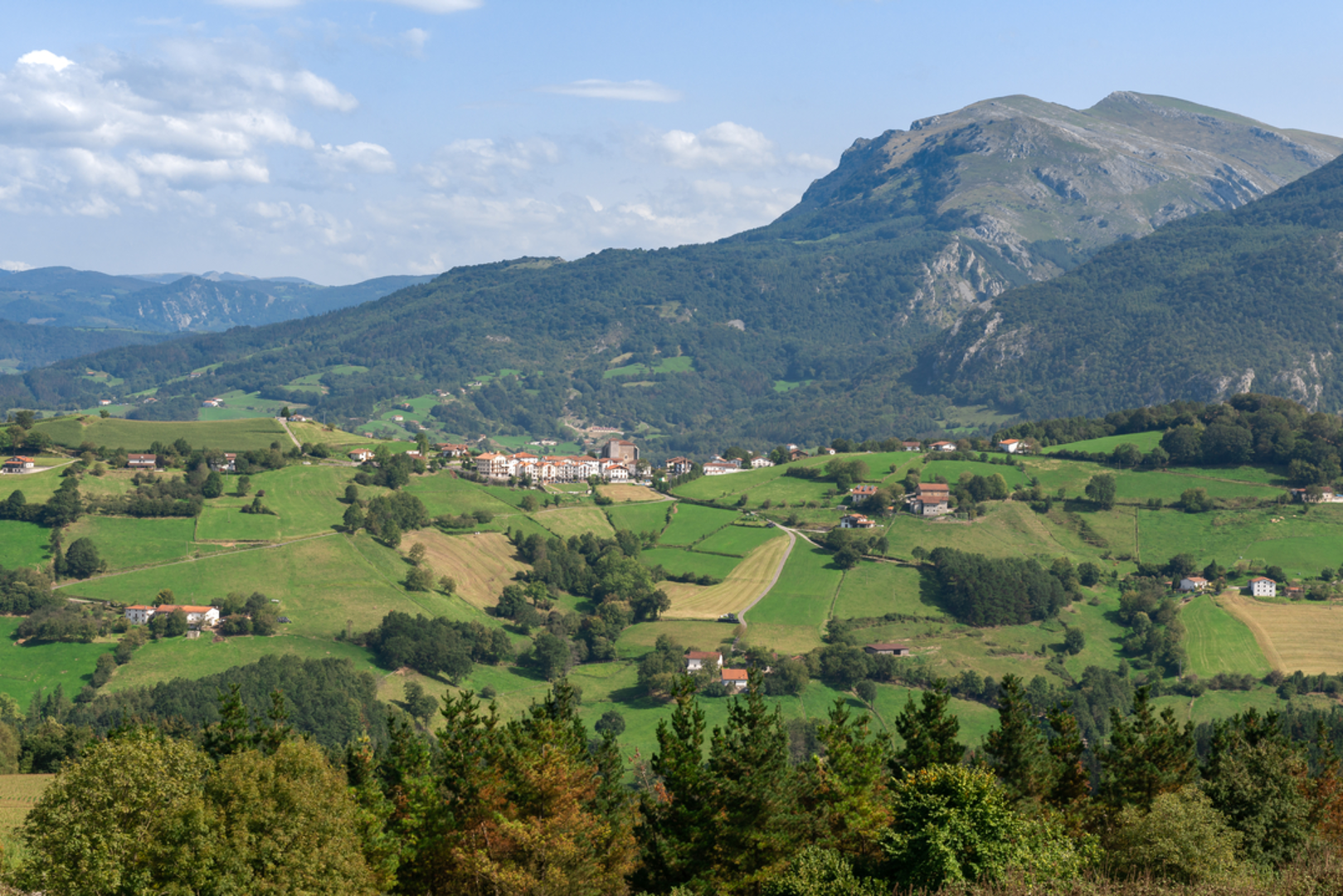 An image depicting the trail Larraitz Accessible Path SL GI 2001 and its surrounding area.