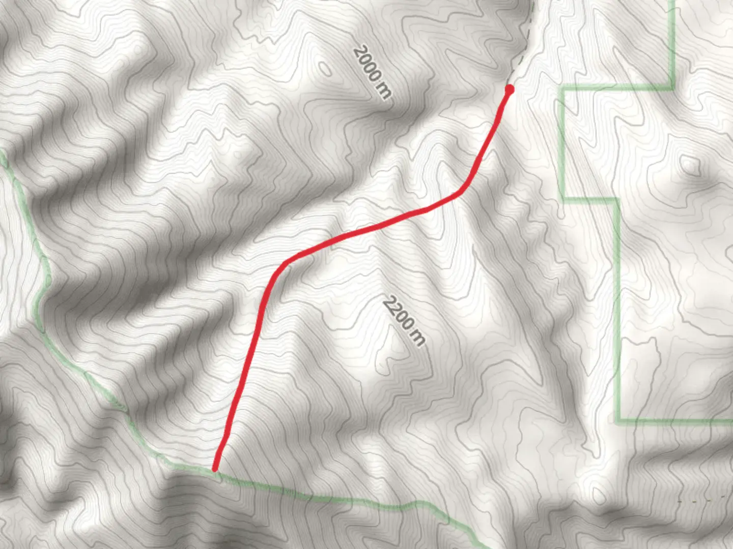 An image depicting the trail Shell Mountain Trail and its surrounding area.