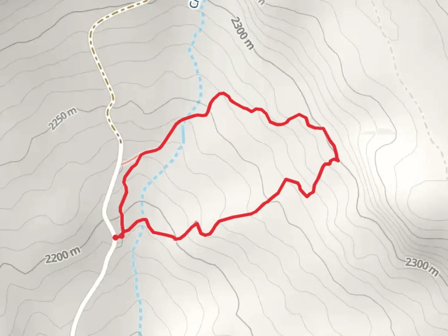 An image depicting the trail Fossil Lake Trail and its surrounding area.